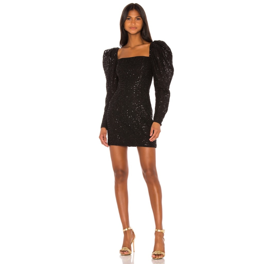 LPA Black Sequin Dress - Picture 1 of 8